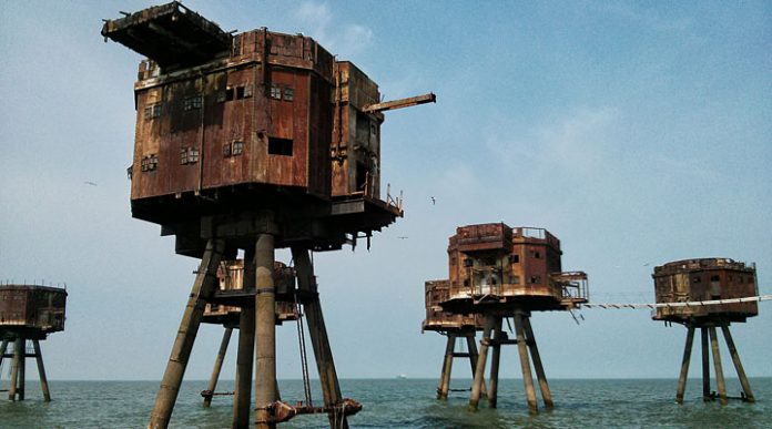Морские форты Маунселла: одни из самых необычных морских укреплений в мире